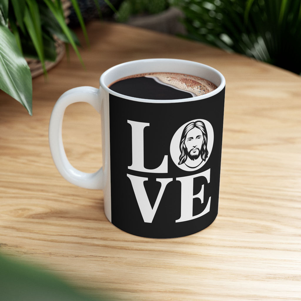 Faith Love Jesus Ceramic Mug | Faith In Jesus Gifts (11oz)