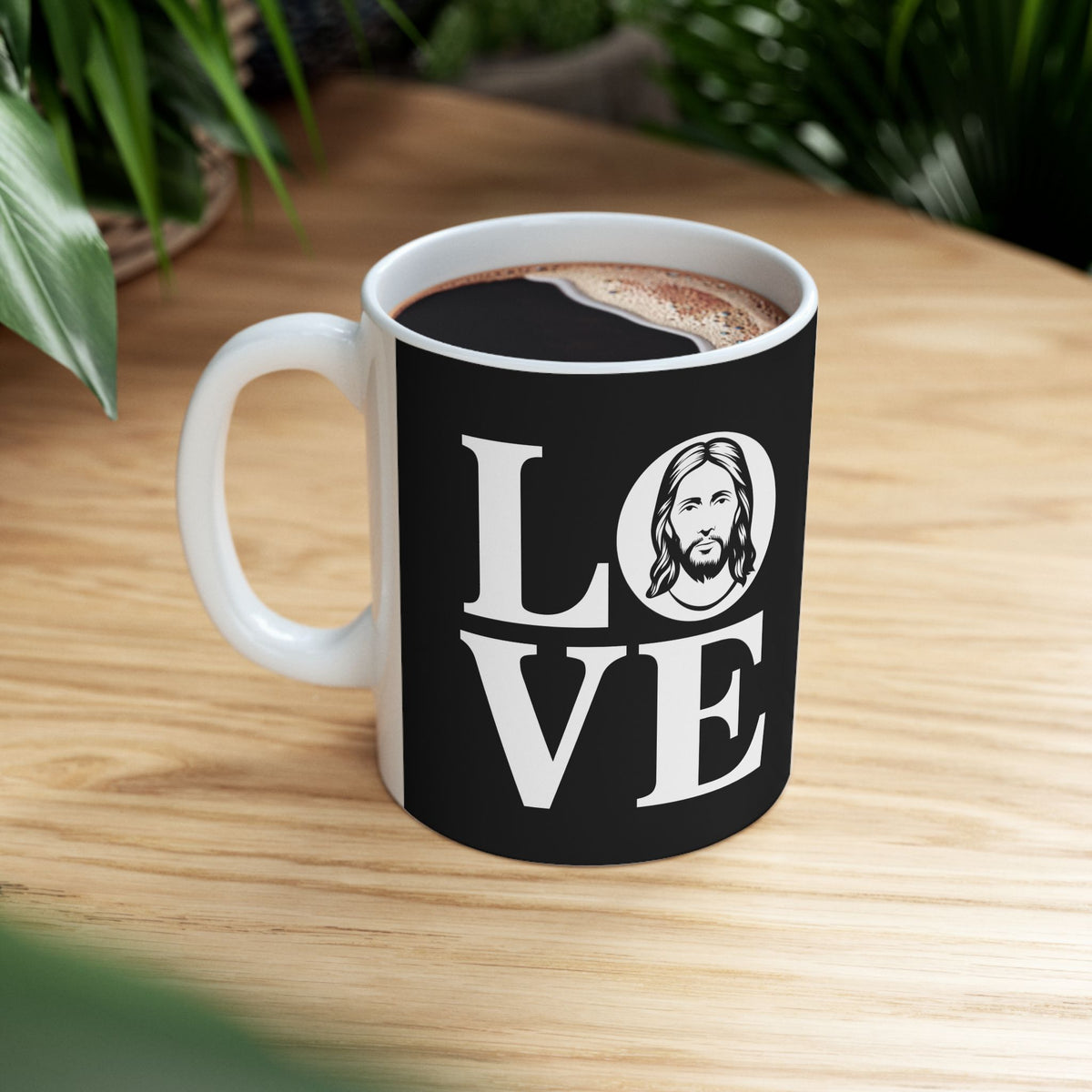 Faith Love Jesus Ceramic Mug | Faith In Jesus Gifts (11oz)