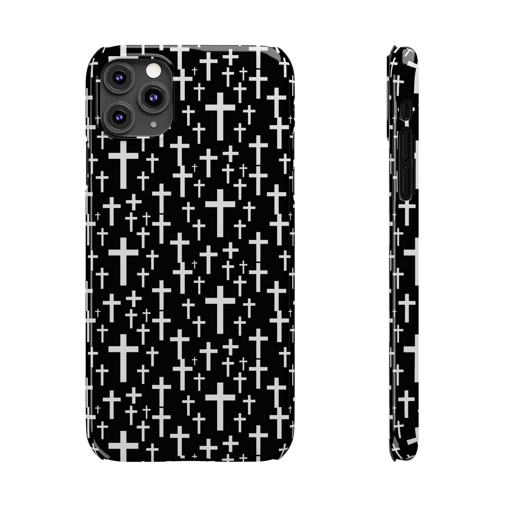 Premium Faith Crosses Jesus iPhone Case | Christianity Faith Jesus Gifts Slim Phone Cases