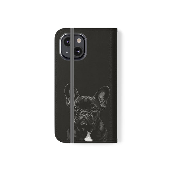 French Bulldog Phone Case | I Love My Frenchie Wallet Phone Case Gifts | IPhone & Samsung Galaxy French Bulldog Flip Cases