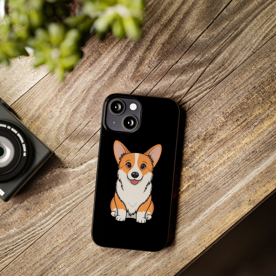 Cute Corgi Slim iPhone Case | Corgi Gift iPhone Case