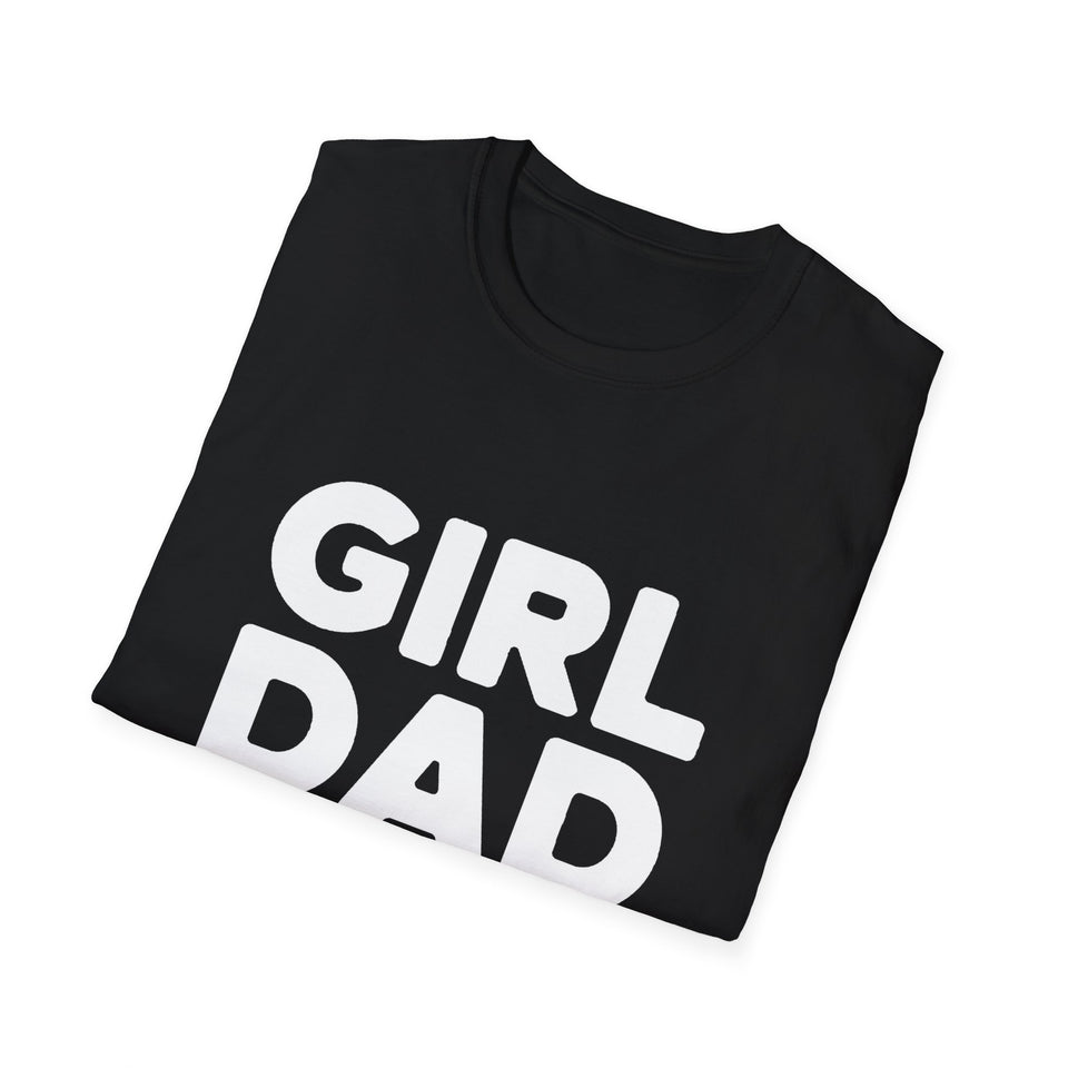 Girl Dad Est 2025 T-Shirt Girl Dad Est 2025 Unisex Softstyle Tee