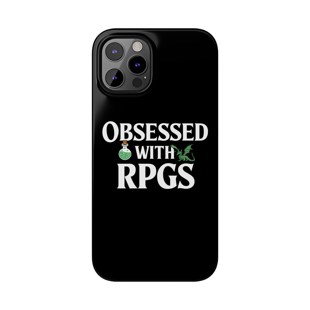 Premium Obsessed With RPGs iPhone Case | Role Playing Game Slim Phone Cases