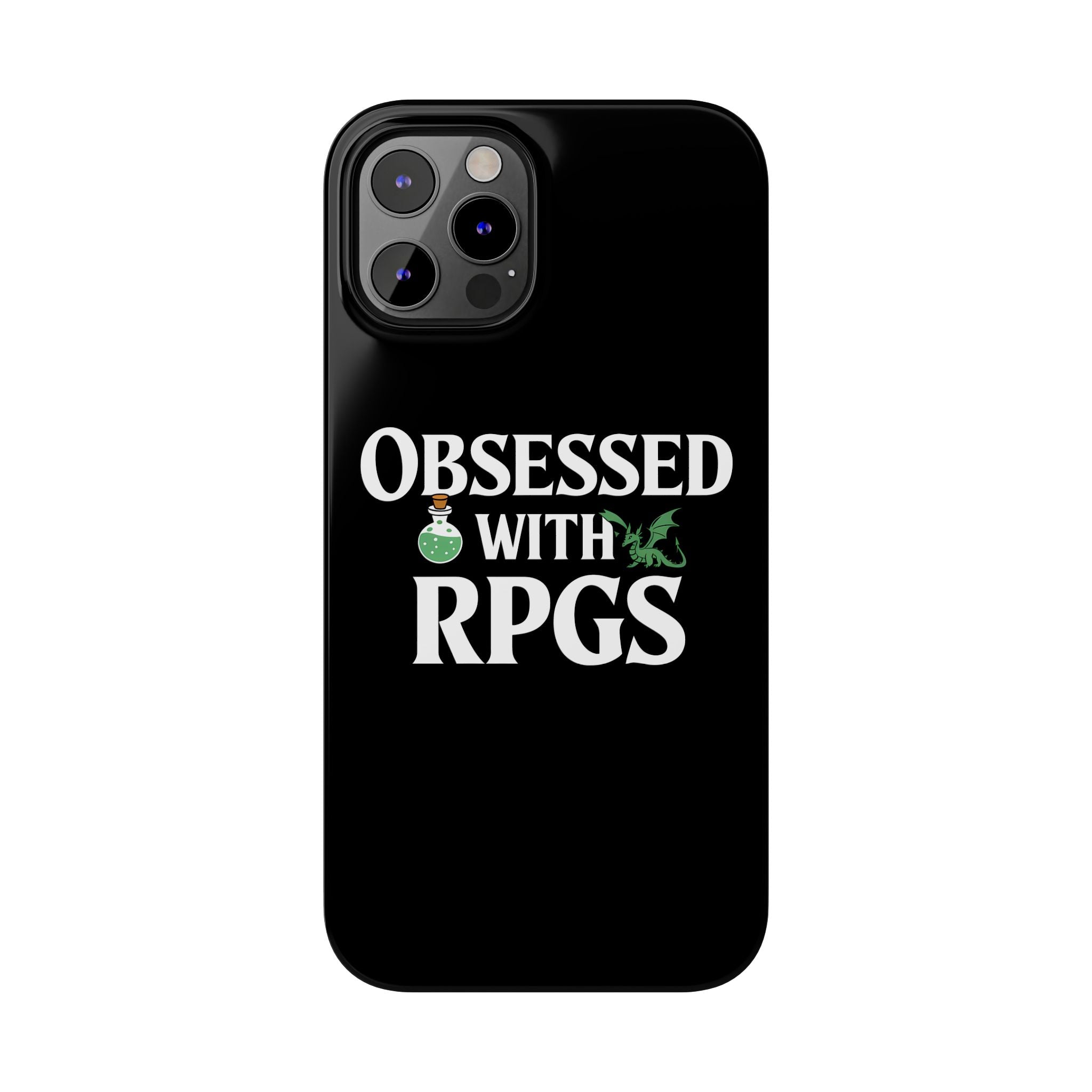 Premium Obsessed With RPGs iPhone Case | Role Playing Game Slim Phone Cases