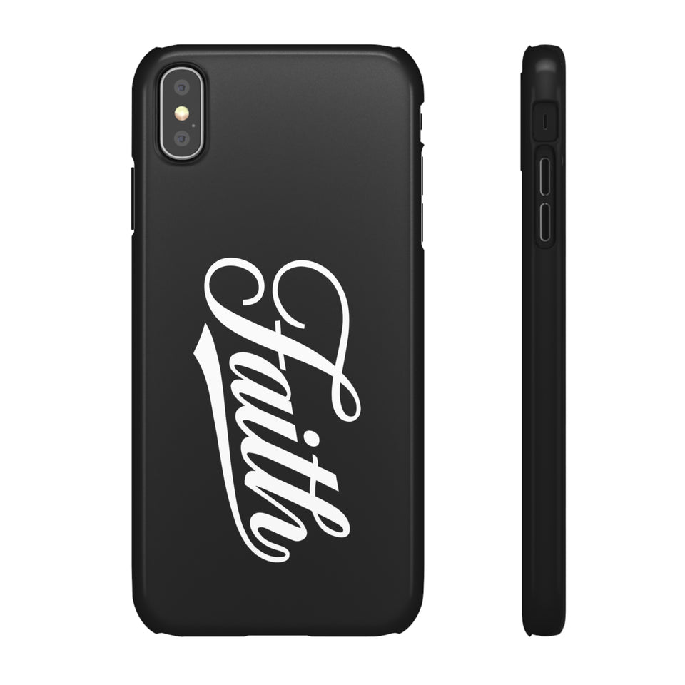 Faith In Jesus iPhone Christian Religion Phone Case | Jesus Faith Cross Phone Case | Faith Christian Cross iPhone & Samsung Galaxy Snap Cases