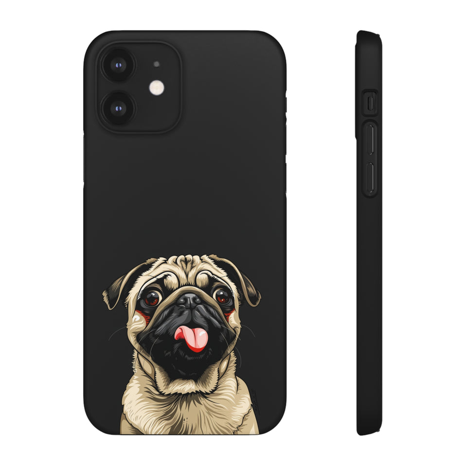Pug Phone Case | I Love My Pug Phone Case | Pug iPhone & Samsung Galaxy Snap Cases