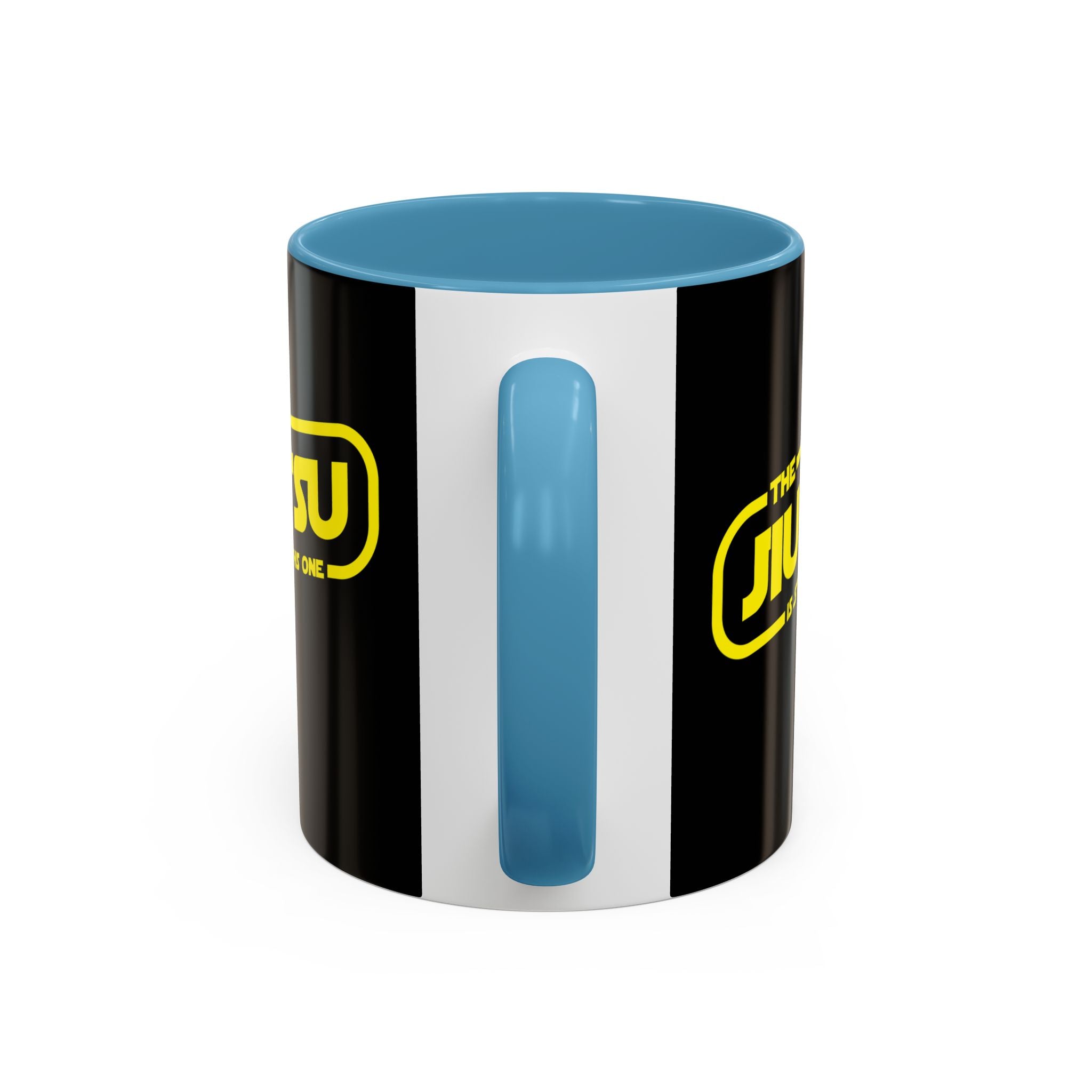 Brazilian Jiu Jitsu The Jiu Jitsu Is Strong With This One | BJJ Accent Coffee Mug