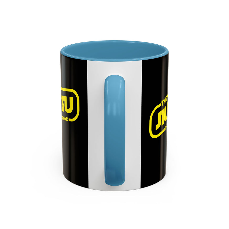 Brazilian Jiu Jitsu The Jiu Jitsu Is Strong With This One | BJJ Accent Coffee Mug