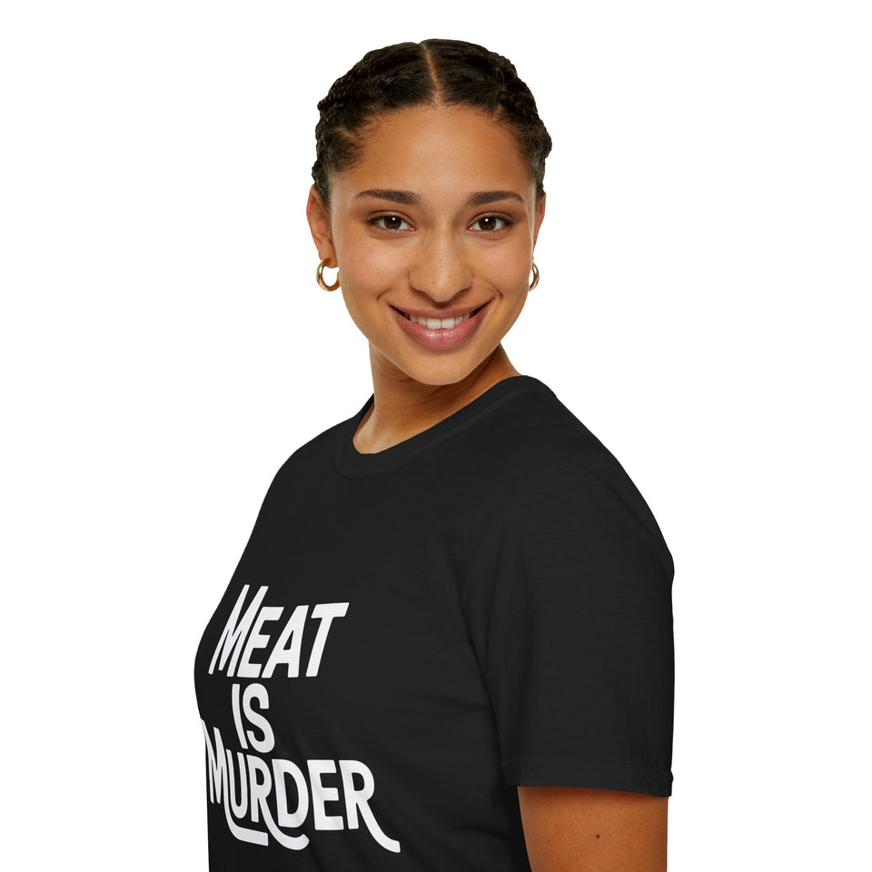 Vegan Softstyle T-Shirt - Meat Is Murder Shirt