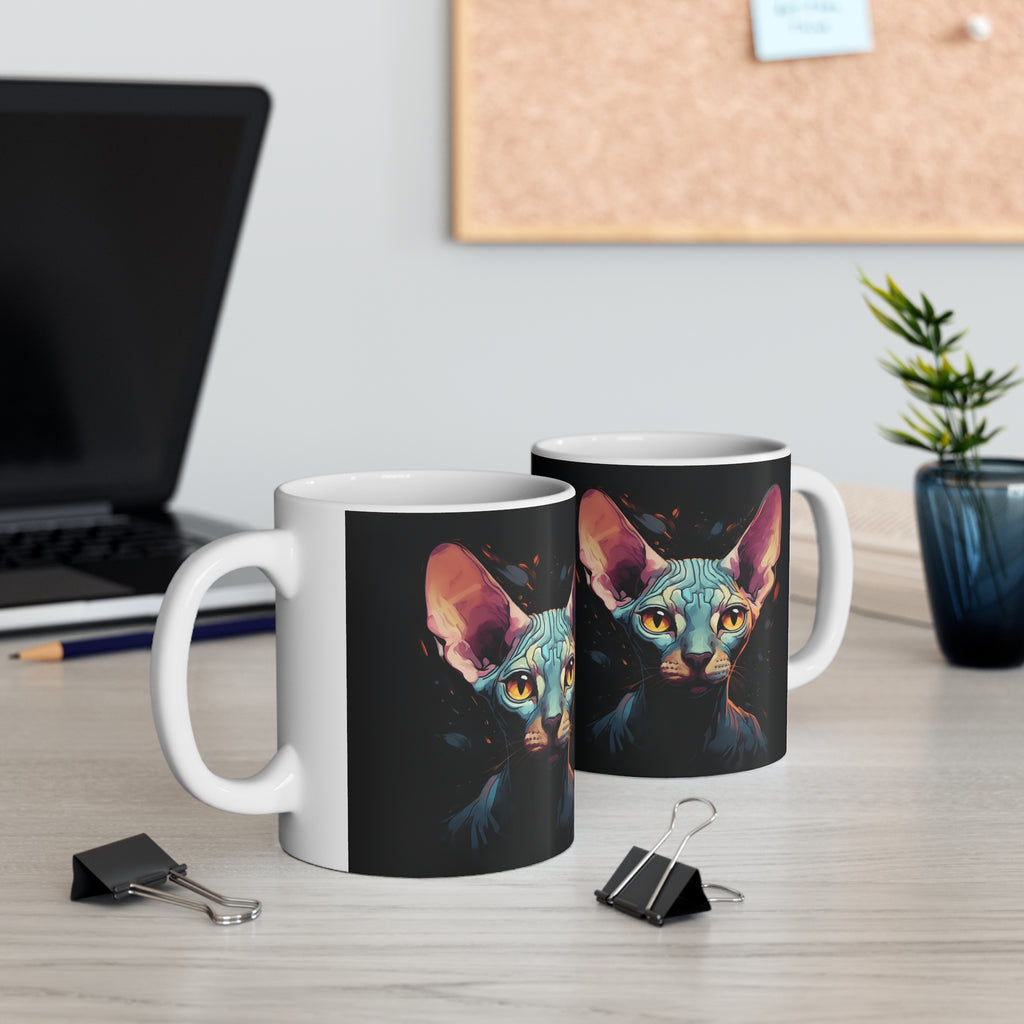 sphynx cat gifts, sphynx cat mug, hairless cat gifts,  gifts for sphynx cat lovers, hairless cat mug, sphynx cat coffee mug