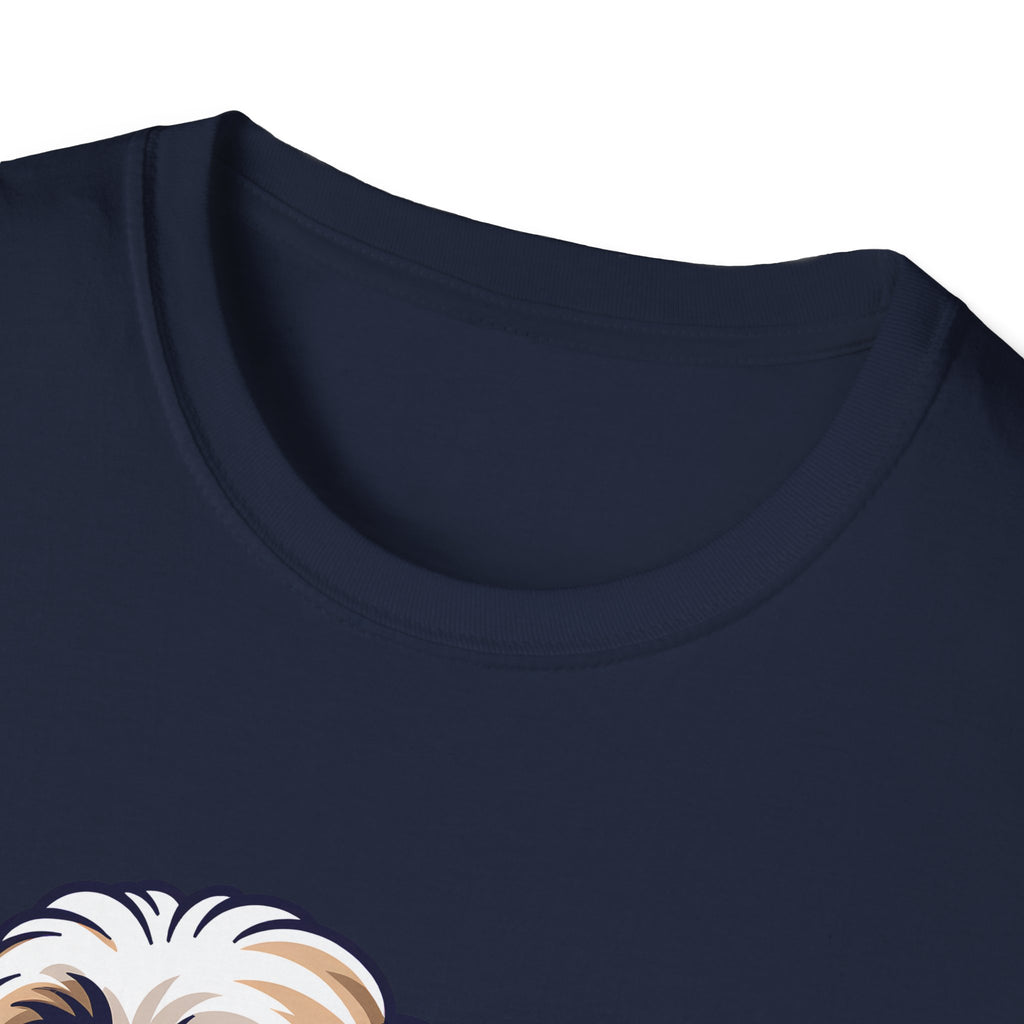 Shih Tzu Drinking Coffee T-Shirt — Cute Dog Coffee Lover Tee
