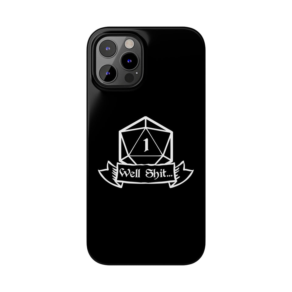Premium Well Shit RPG iPhone Case | Fantasy Role Playing Game Gifts Slim Phone Cases