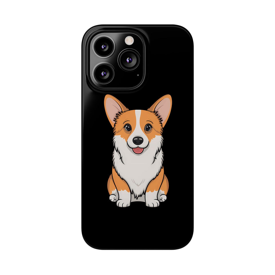 Cute Corgi Slim iPhone Case | Corgi Gift iPhone Case