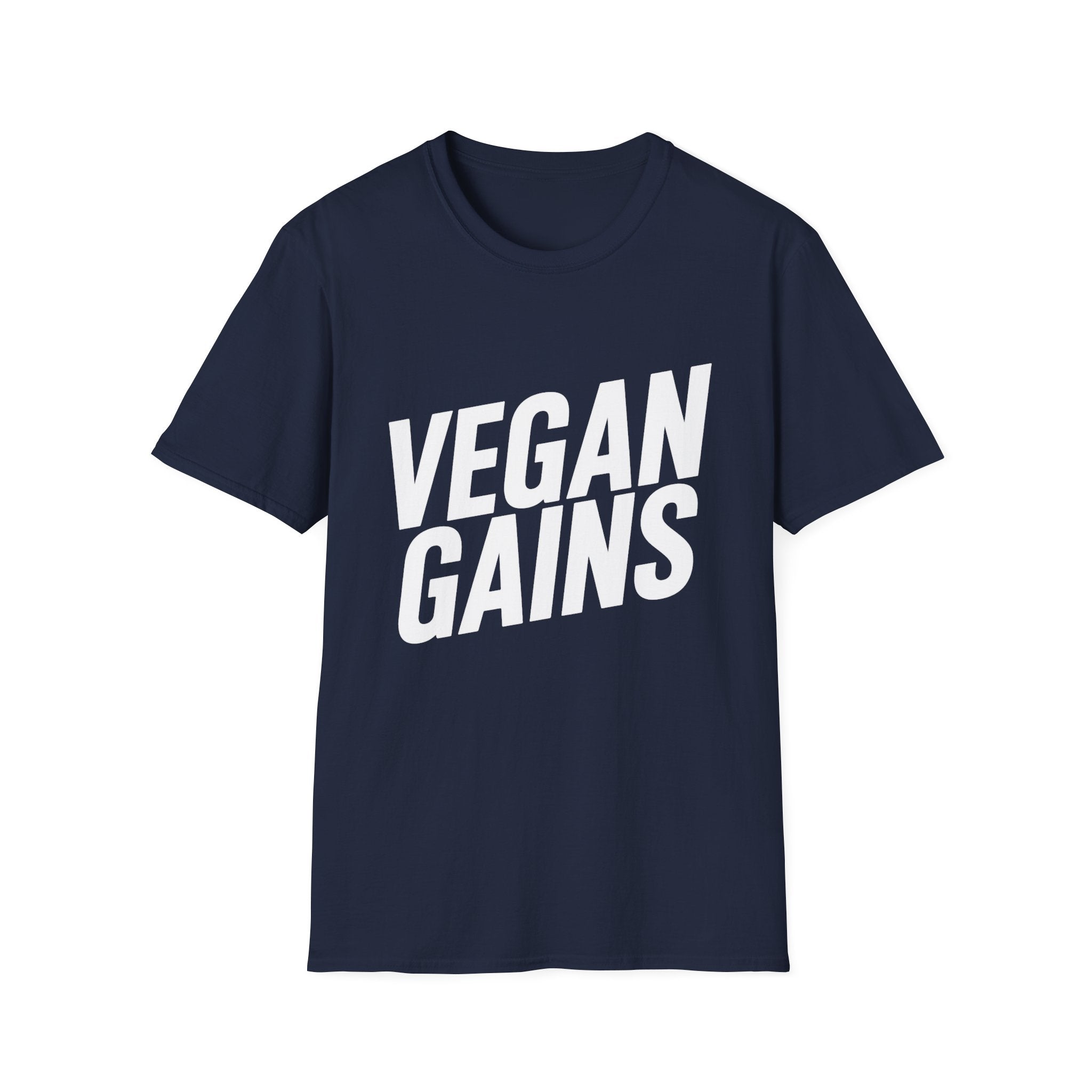 Vegan Gains T-Shirt — Plant-Powered Fitness Tee