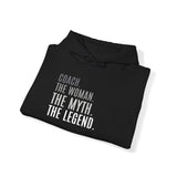 Coach Woman The Myth Coach Hoodie | Coach Gift | Coach Gift Ideas | Football Coach Gifts | Baseball Coach Gifts | Basketball Coach Gifts Unisex Heavy Blend™ Hooded Sweatshirt coach mug, coach coffee cup, coach gift, baseball coach gifts, football coach gifts, coach gift ideas, basketball coach gifts, hockey coach gifts, softball coach gifts, soccer coach gifts, cheer coach gifts, football coach gift ideas, baseball coach gift ideas, volleyball coach gifts, wrestling coach gifts, basketball coach gift ideas, 