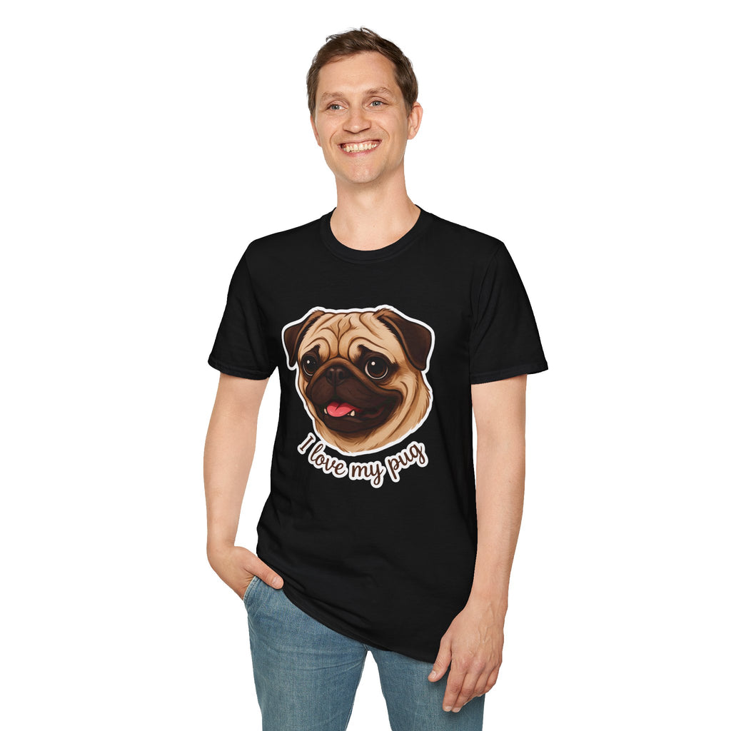 I Love My Pug T-Shirt — Cute Pug Lover Tee