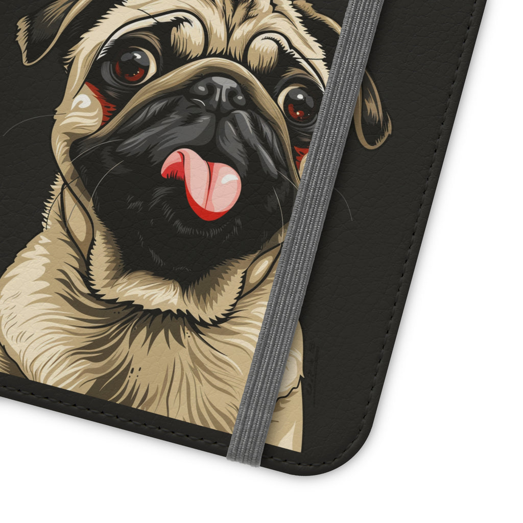 Pug Phone Case | I Love My Pug Wallet Phone Case | IPhone & Samsung Galaxy Pug Flip Cases