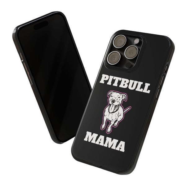Premium Pitbull Mama 2 iPhone Case | Pitbull Gifts Slim Phone Cases