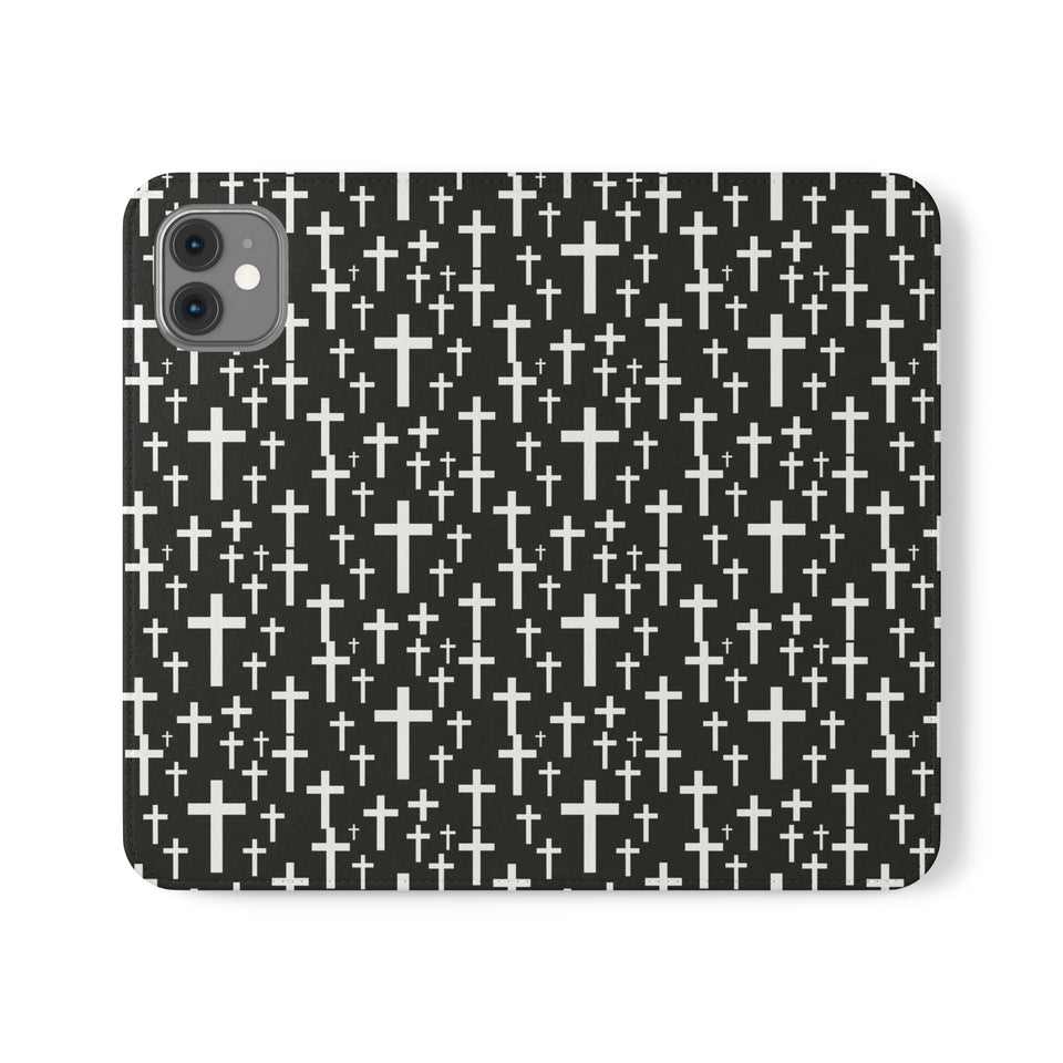 Faith Religion Jesus Cross Phone Case | Faith Religion Wallet Phone Case Gifts | IPhone & Samsung Galaxy Jesus Cross  Flip Cases