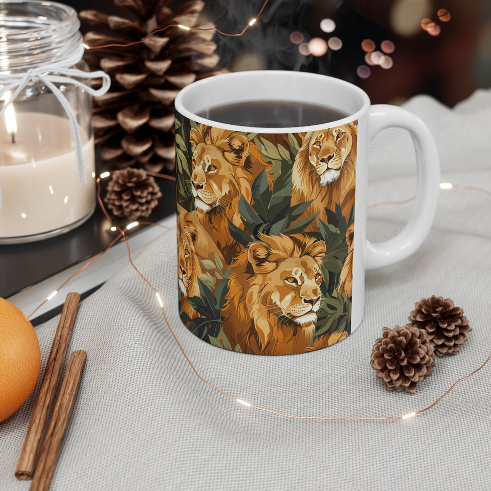 Lion Mug | Lion Gifts | Lion Presents | Pride of Lions Ceramic Mug 11oz