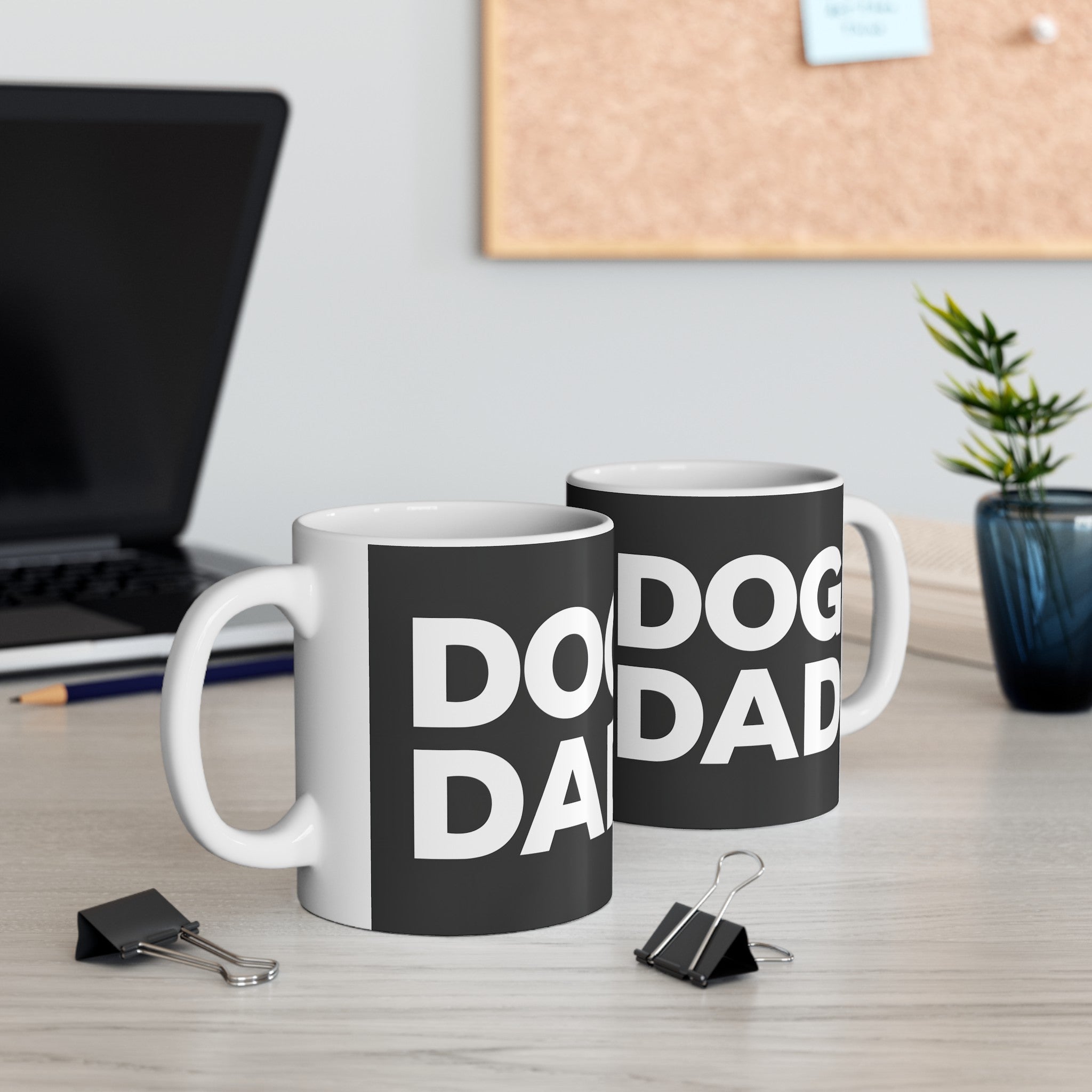 Dog Dad Mug Black | Dog Dad Gift | Dog Dad Coffee Mug | Dog Dad Presents Mug 11oz