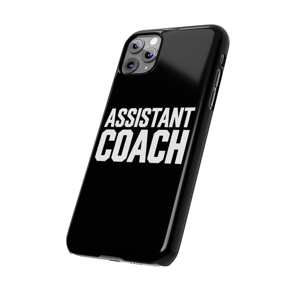 Premium Assistant Coach iPhone Case | Assistant Coach Gifts Slim Phone Cases