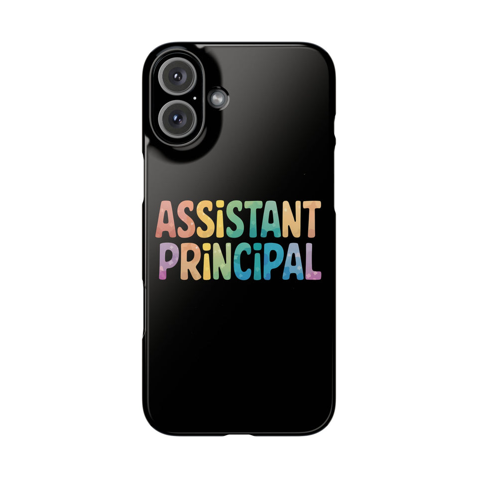 Premium Assistant Principal iPhone Case | Cute Assistant Principal Gifts Slim Phone Cases