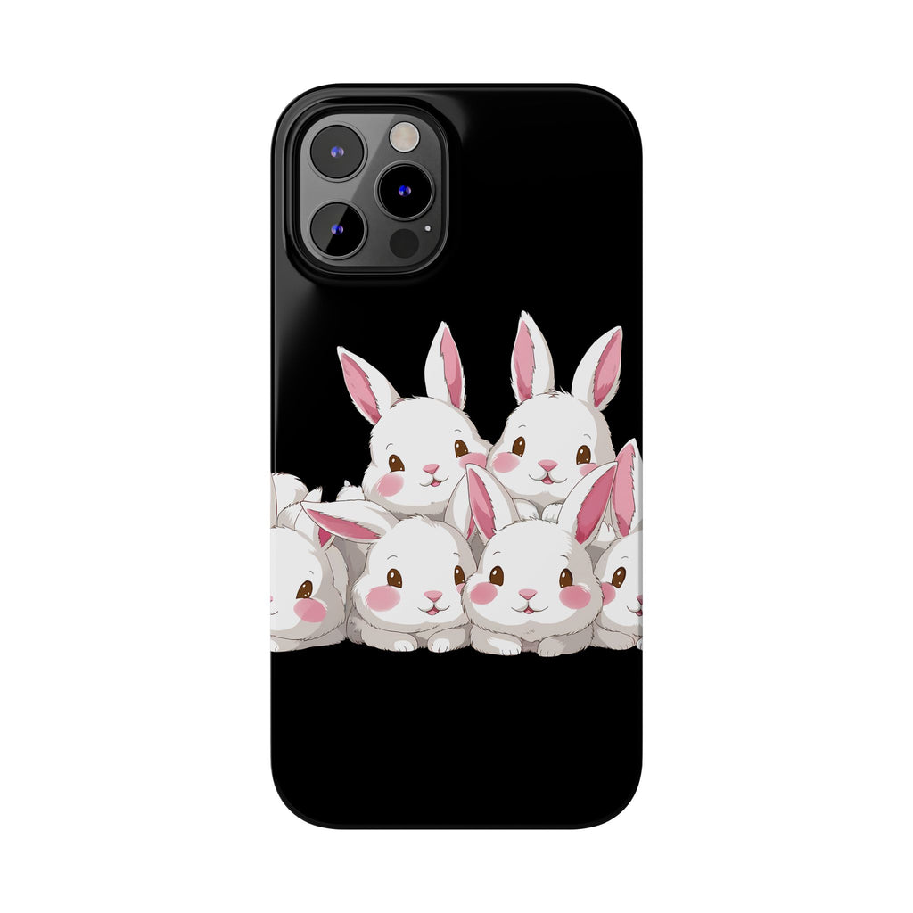 Premium Cute Rabbit iPhone Case | Rabbit Gifts Slim Phone Cases