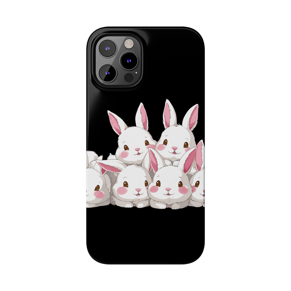Premium Cute Rabbit iPhone Case | Rabbit Gifts Slim Phone Cases