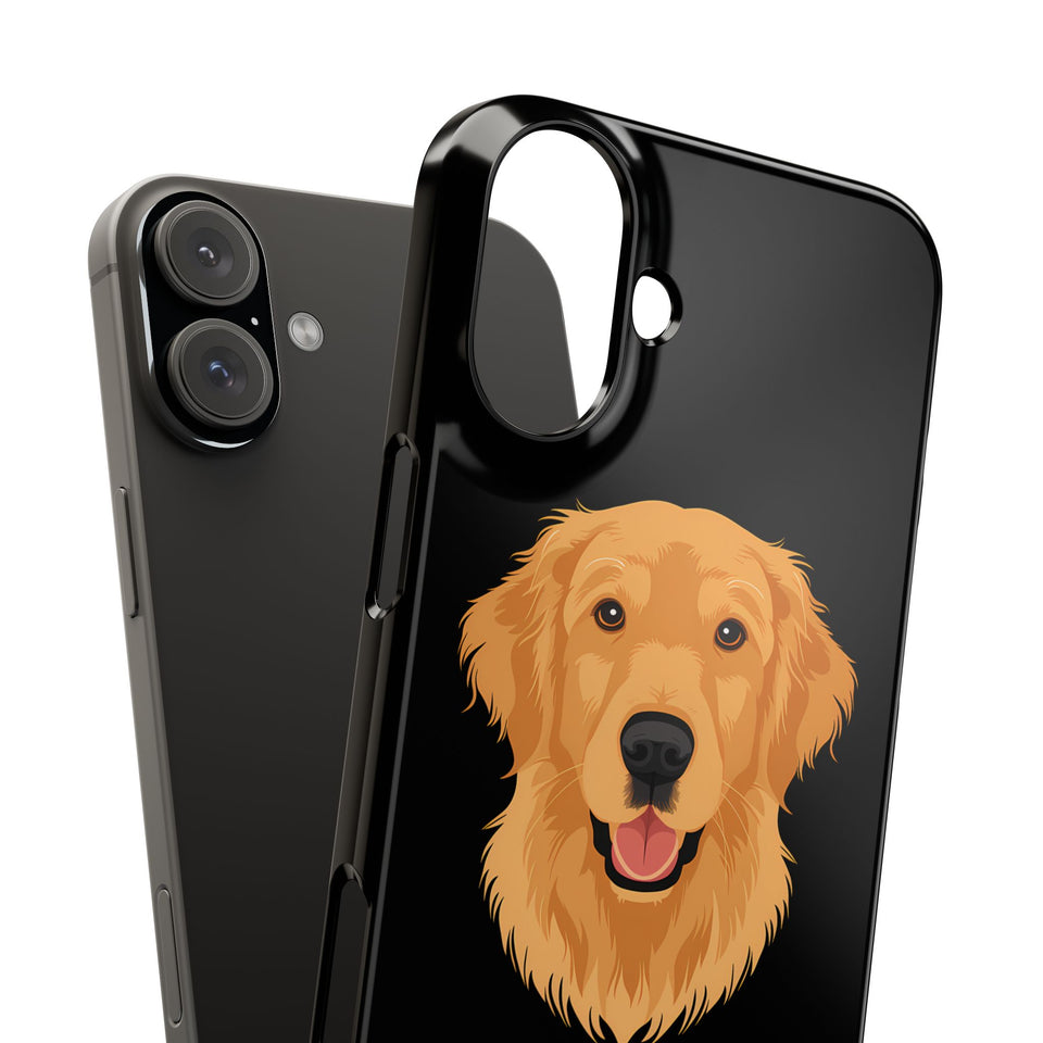 Premium Golden Retriever iPhone Case | Golden Retriever Gifts Slim Phone Cases