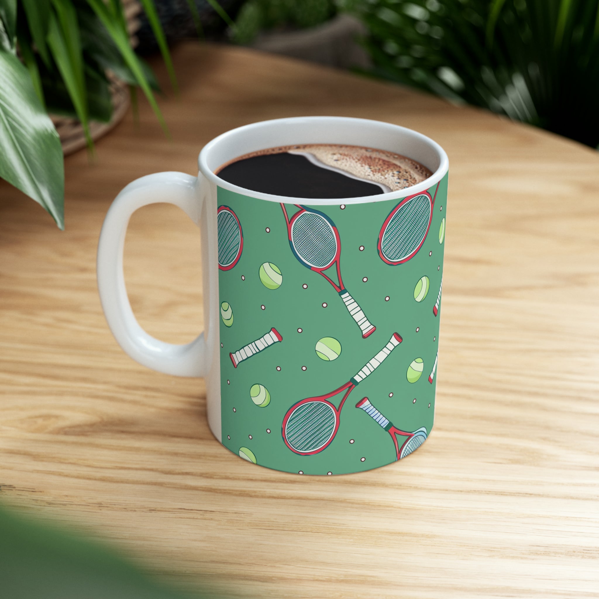 tennis gift, tennis gift ideas, tennis player gift, tennis coffee mug
