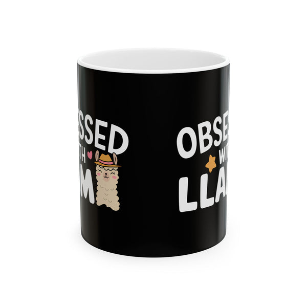 Obsessed With Llama - Llamas Mug | Llama Coffee Mug | Cute Llamas Coffee Mug 11oz