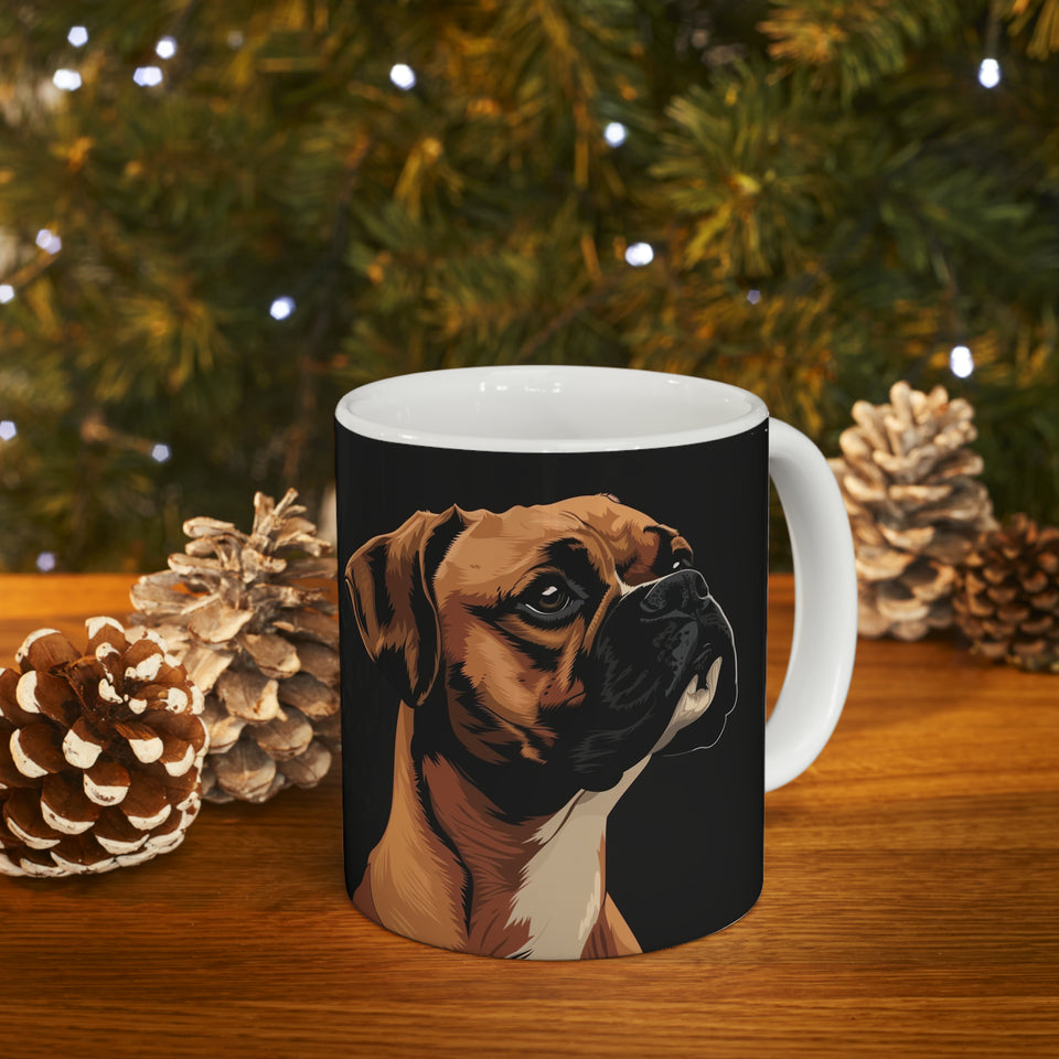 Cute Boxer Mug | Boxer Dog Coffee Mug | Cute Boxer Gifts | Funny Boxer Presents | Boxer Mug 2 11oz