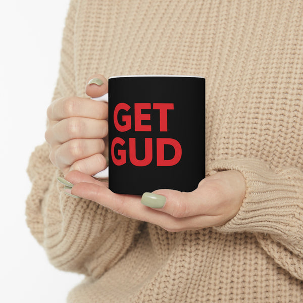Get Gud RPG Mug | Role Playing Game Gift | Soulslike Coffee Mug | RPG Fantasy Gift Ideas Mug 11oz