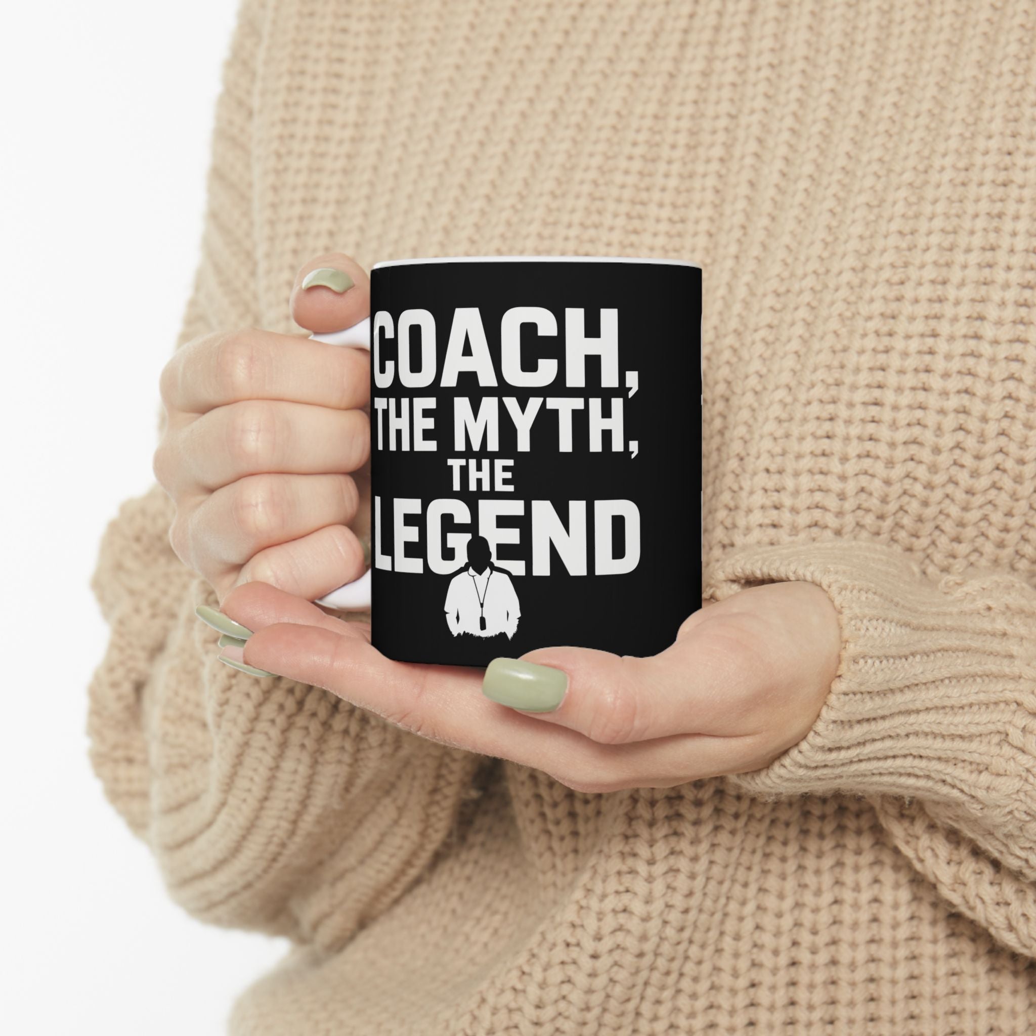 Coach The Myth The Legend Ceramic Mug | Coach Gifts (11oz)