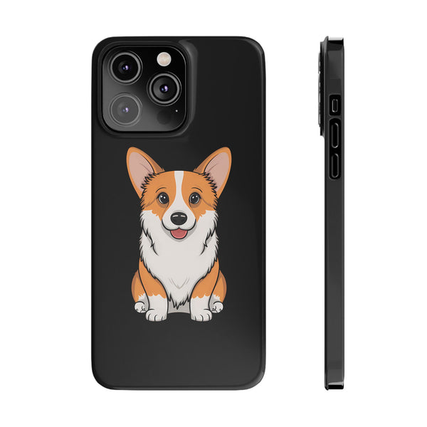 Cute Corgi Slim iPhone Case | Corgi Gift iPhone Case
