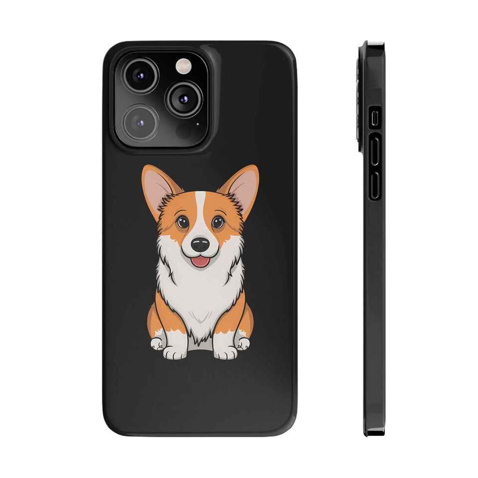 Cute Corgi Slim iPhone Case | Corgi Gift iPhone Case