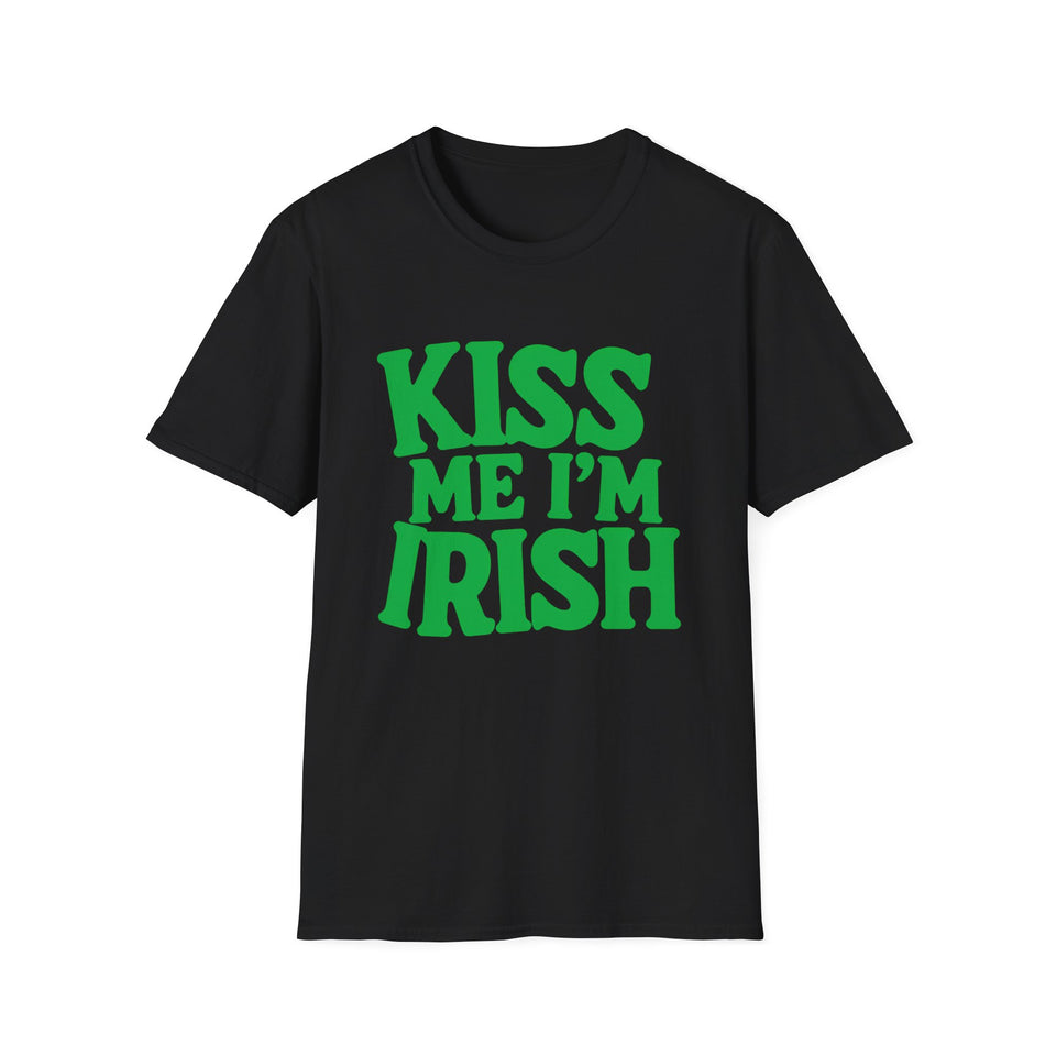 Kiss Me I'm Irish Ireland Graphic T-Shirt — St. Patrick's Day Irish Pride Tee