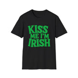 Kiss Me I'm Irish Ireland Graphic T-Shirt — St. Patrick's Day Irish Pride Tee Kiss Me I'm Irish Ireland Graphic T-Shirt — St. Patrick's Day Irish Pride Tee