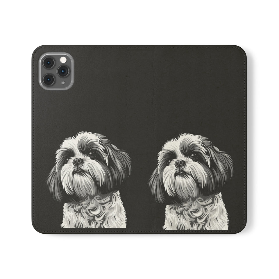 Shih Tzu Phone Case | Shih Tzu Wallet Phone Case | IPhone & Samsung Galaxy Shih Tzu Flip Cases