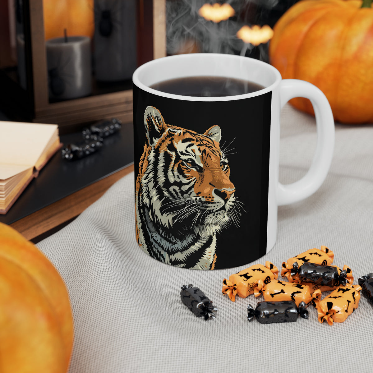 Tiger Mug | Tiger Coffee Mug | Cute Tiger Gift | Tiger Presents | Tiger Mug 1 11oz
