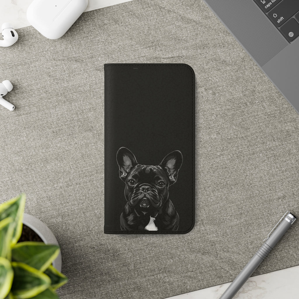French Bulldog Phone Case | I Love My Frenchie Wallet Phone Case Gifts | IPhone & Samsung Galaxy French Bulldog Flip Cases
