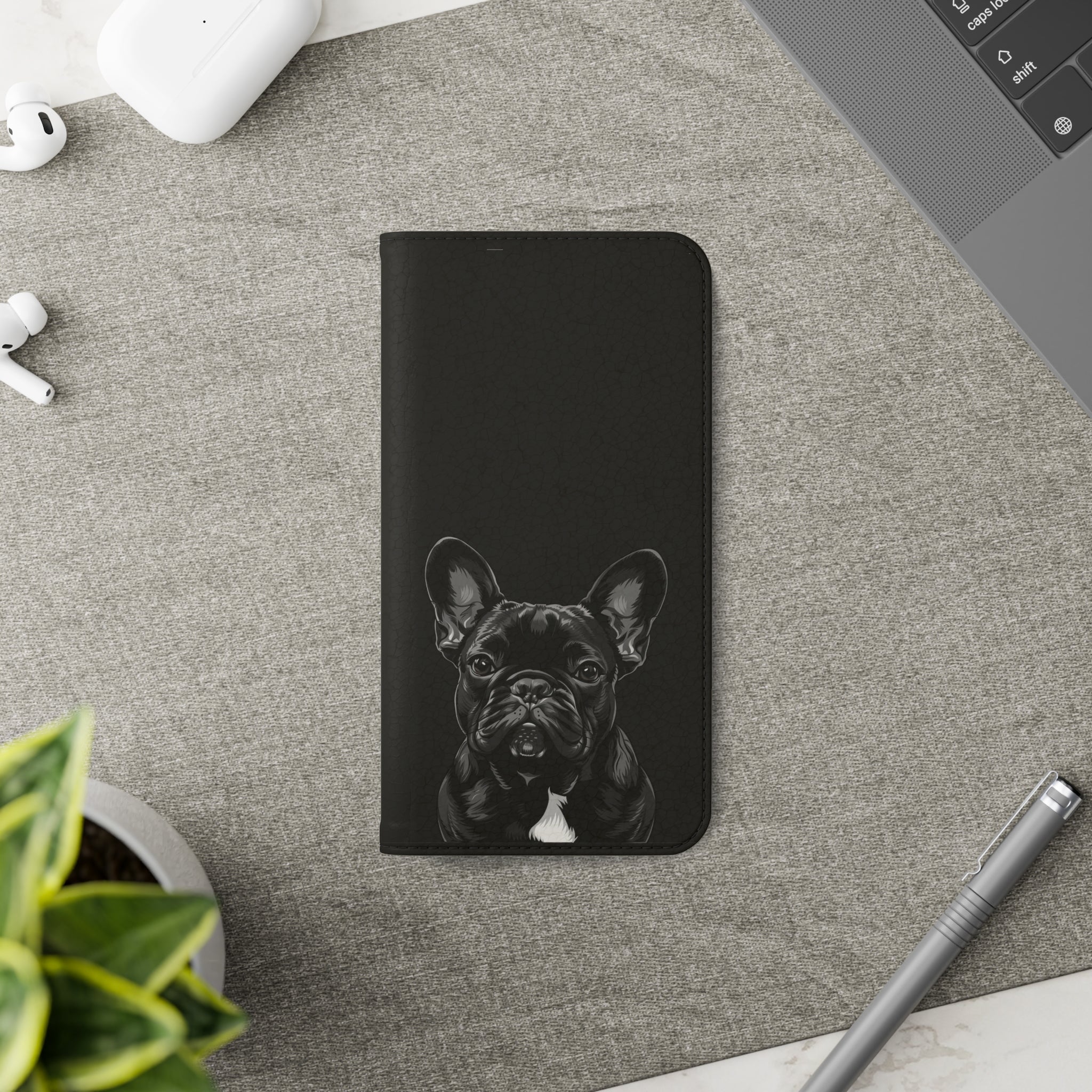 French Bulldog Phone Case | I Love My Frenchie Wallet Phone Case Gifts | IPhone & Samsung Galaxy French Bulldog Flip Cases