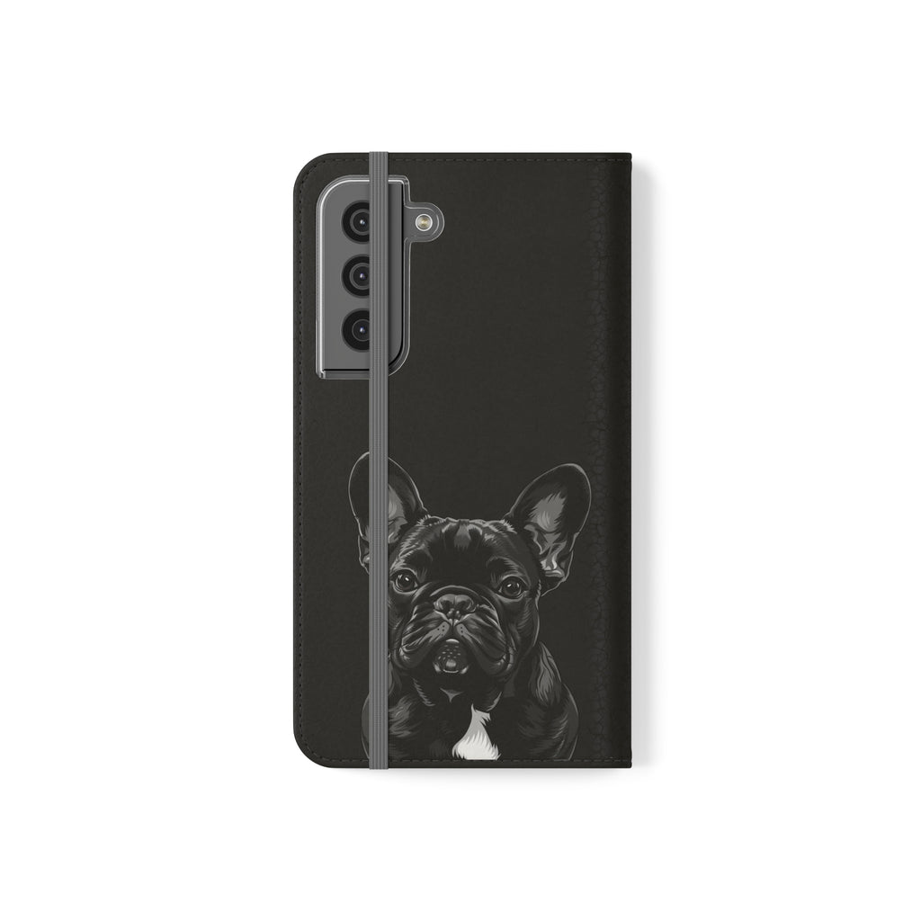 French Bulldog Phone Case | I Love My Frenchie Wallet Phone Case Gifts | IPhone & Samsung Galaxy French Bulldog Flip Cases