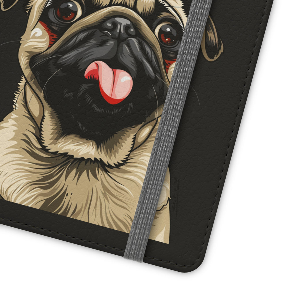 Pug Phone Case | I Love My Pug Wallet Phone Case | IPhone & Samsung Galaxy Pug Flip Cases