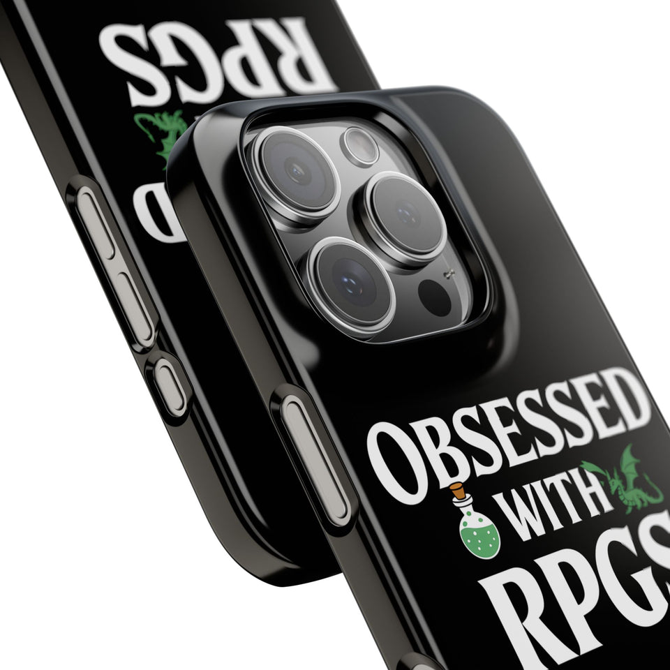 Premium Obsessed With RPGs iPhone Case | Role Playing Game Slim Phone Cases