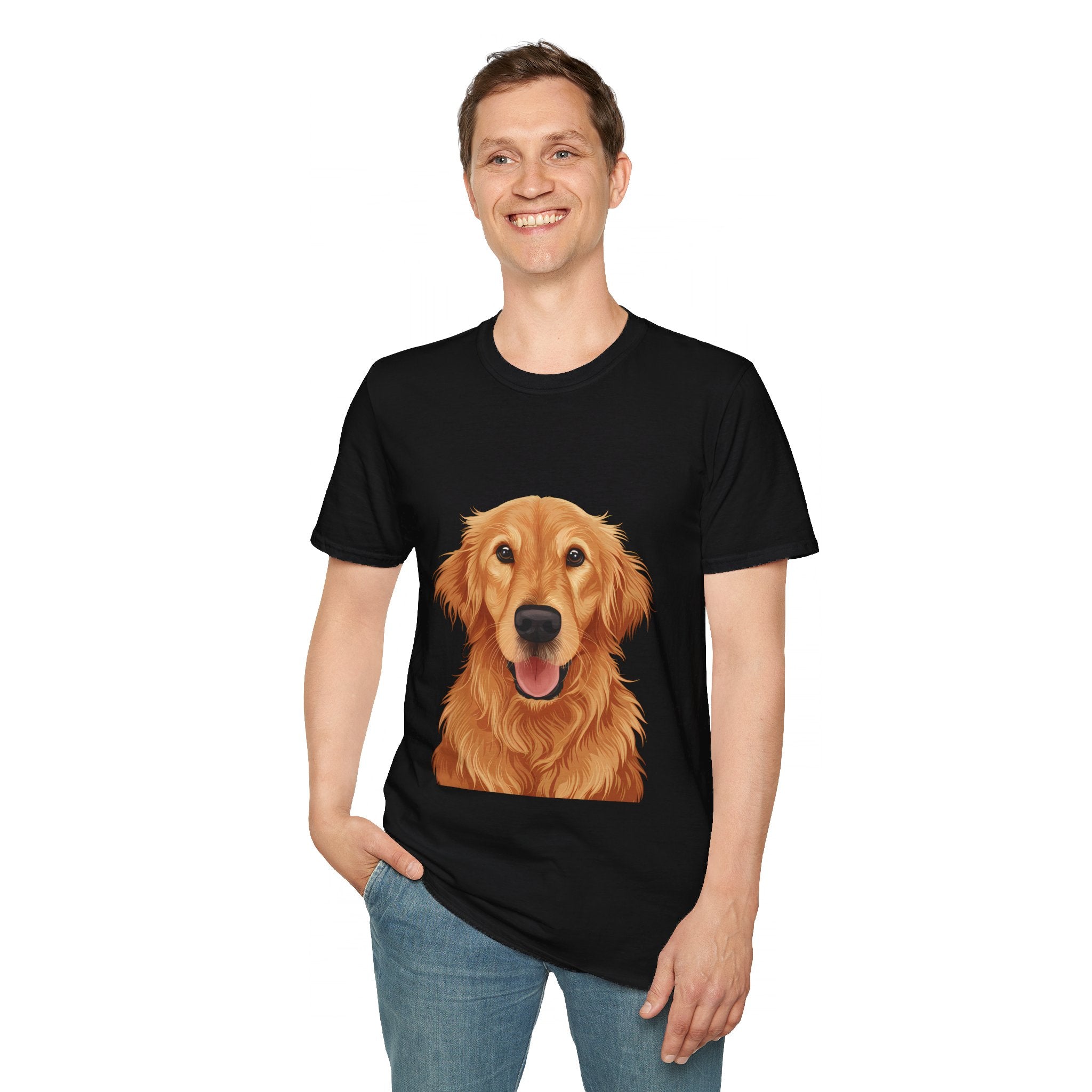 Cute Golden Retriever Shirt | Golden Retriever Gifts | Unisex Golden Retriever T Shirt 2