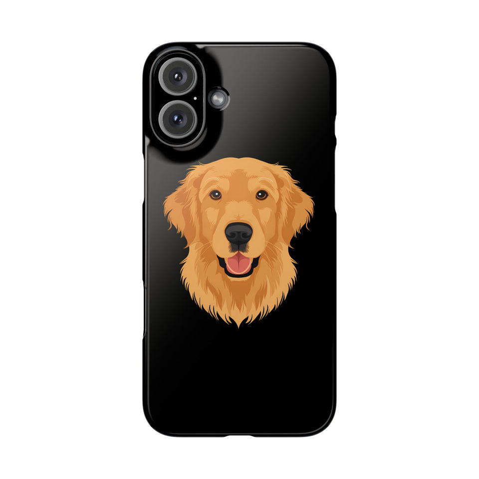 Premium Golden Retriever iPhone Case | Golden Retriever Gifts Slim Phone Cases