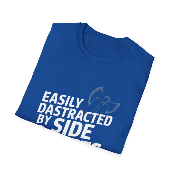 Easily Distracted By Side Quests T-Shirt — RPG Gamer Tee 4