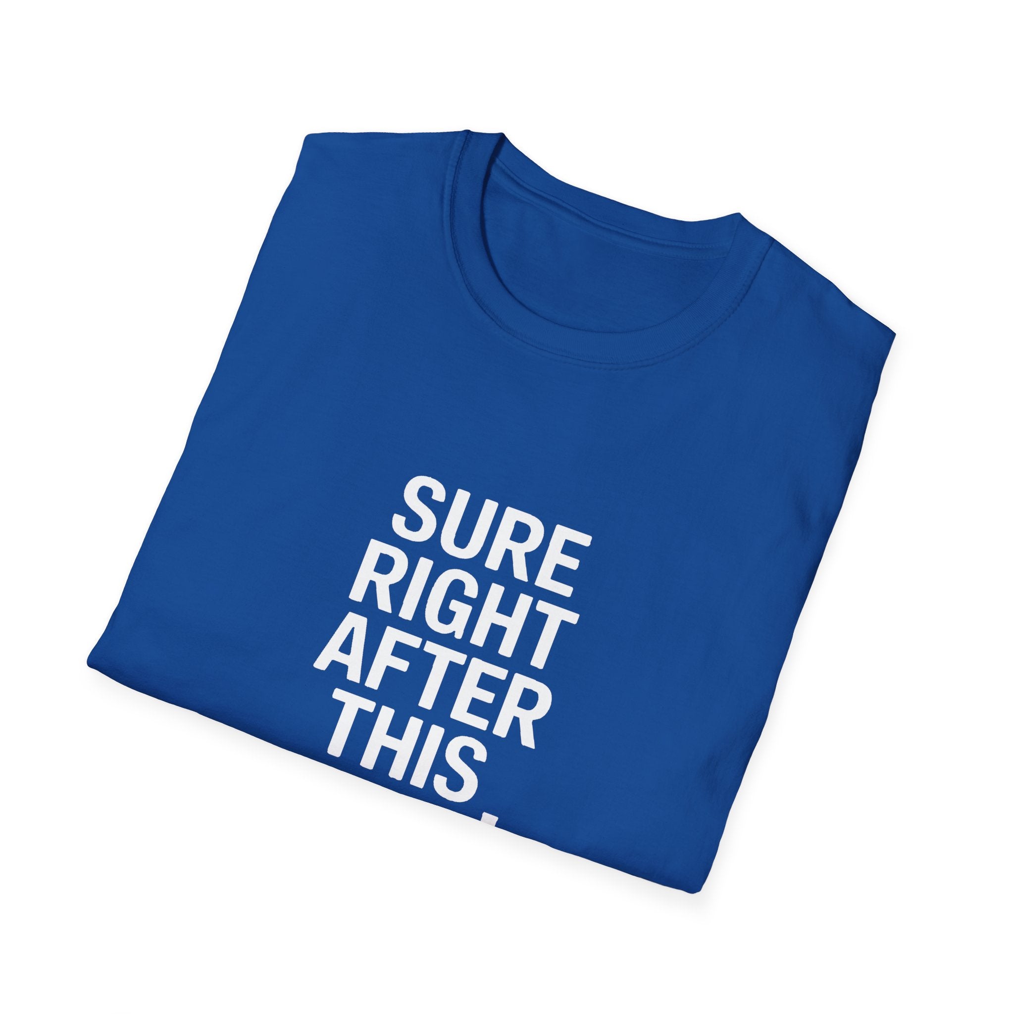 Sure Right After This Raid T-Shirt — Funny RPG/MMORPG Gamer Tee